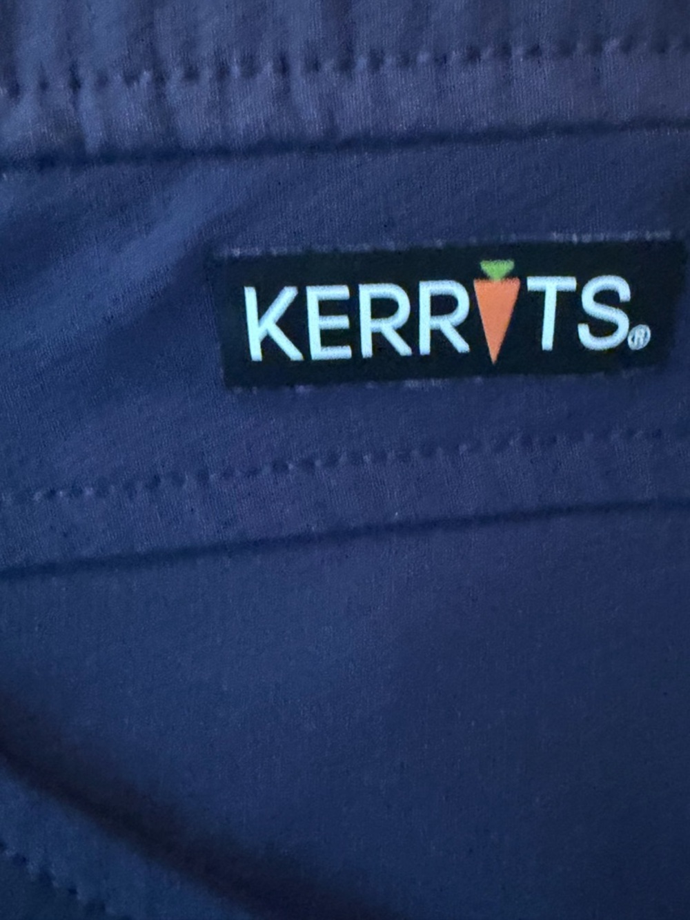 Kerrits Riding Tights Equestrian Leggings Knee Patch Grip Navy Horseback Pants - Picture 9 of 12